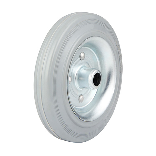 Wheel For Grey Rubber Tread with Roller Bearing