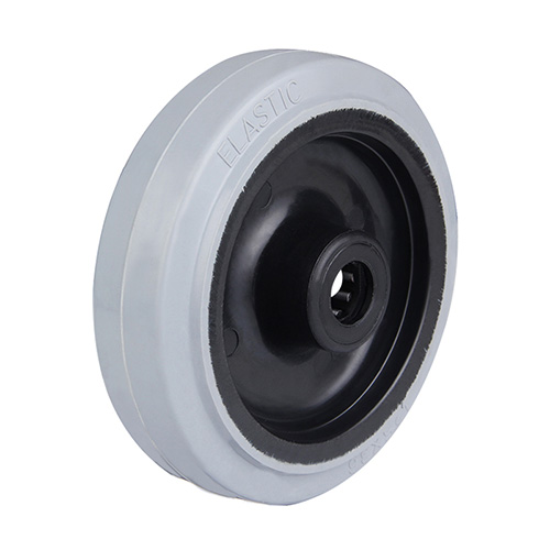 Wheels For Grey Elastic Rubber Tread with Two Ball Bearings