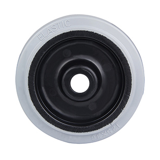 Wheels For Grey Elastic Rubber Tread with Two Ball Bearings