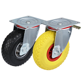 Pneumatic Rubber Castors