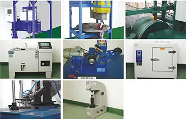 Taishan company castors and quality testing