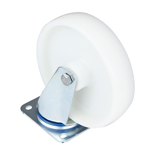 White Injection Polypropylene Swivel Castor