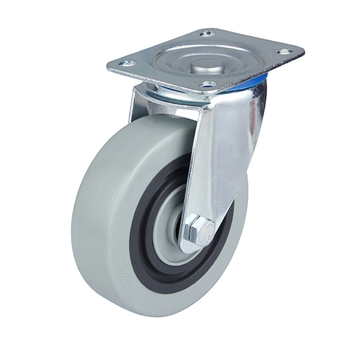 Grey Polyamide Sandwich Swivel Castor with Roller Bearing