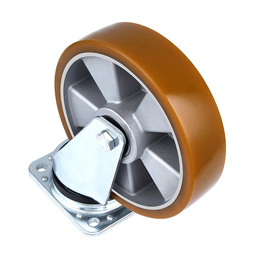Brown Polyurethane Heavy Duty Swivel Castors