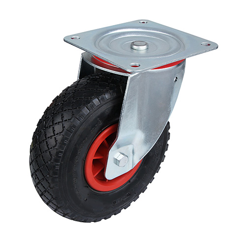 Pneumatic Rubber wheel Castors