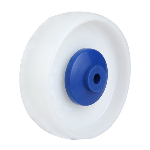 Polypropylene Wheels with Blue Samll Plastic Tread Guards