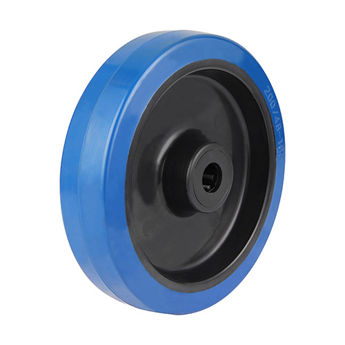 Wheels For Blue Elastic Rubber Tread