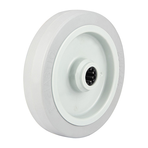 Wheels For Grey Elastic Rubber Tread