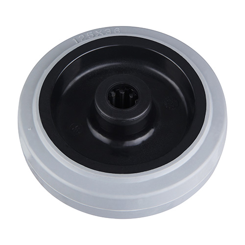 Grey Elastic Rubber Wheels 