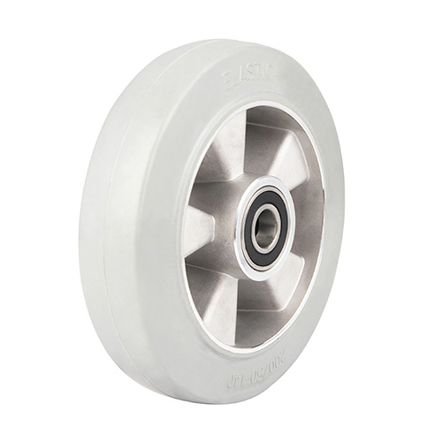 Wheels For Grey Elastic Rubber Tread with Two Ball Bearings