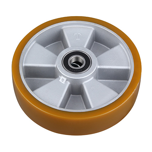Wheels For Casting Polyurethane Tread with Two Ball Bearings