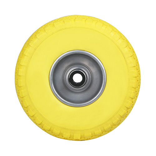 Wheels for Foam Polyurethane Tread with Pressed Steel Wheel Centre