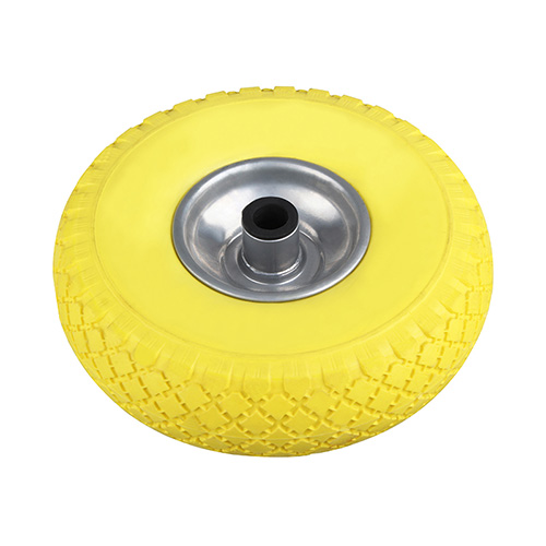 Wheels for Foam Polyurethane Tread with Pressed Steel Wheel Centre