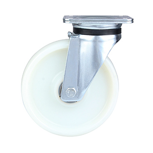 White Polyamide Heavy Duty Swivel Castors
