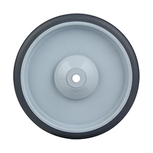 Thermoplastic Rubber Wheels with Dark Grey Samlll Plastic Thread Guards