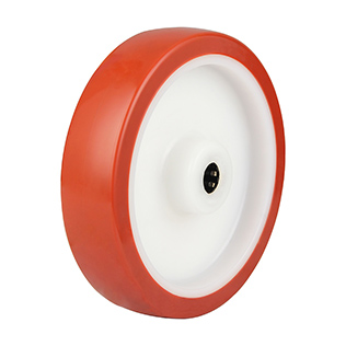 Red Injection Polyurethane Wheels 