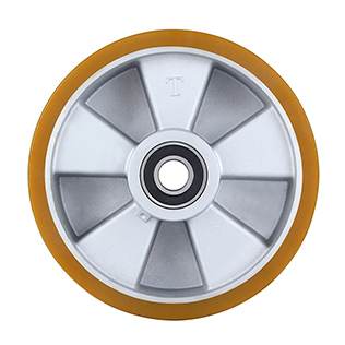 Wheels For Casting Polyurethane Tread with Two Ball Bearings